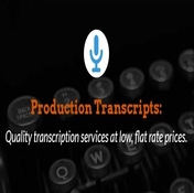 Production Transcripts Logo