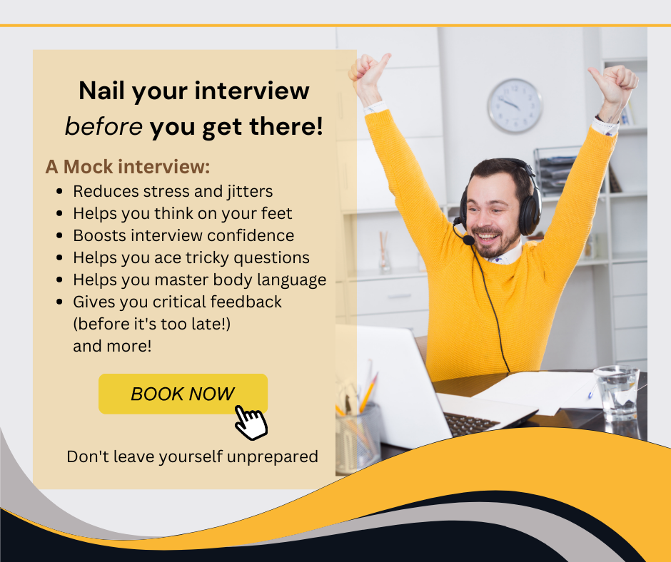 nail your interview before you get there with mock interview practice