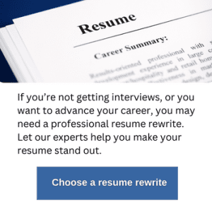 professional resume rewrite service